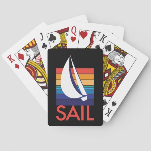 Bootfarbe Square_Sail_on schwarz Spielkarten (Rückseite)
