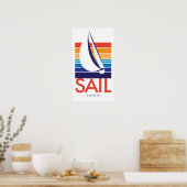 Bootfarbe Square_SAIL Tahiti-Poster Poster (Küche)