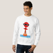 bootförmiger Mensch Sweatshirt (Vorne ganz)