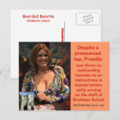 Bootham Bar boothamy Schönheit stärkt die Rolle de Postkarte (Vorne/Hinten)