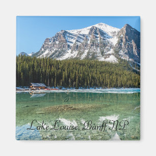 Boothaus neben dem Lake Louise - Banff, Kanada Magnet