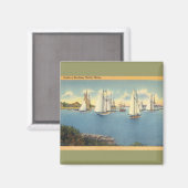 BoothBay Harbor Magnet (Vorderseite/Rückseite)