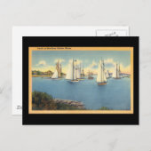 BoothBay Harbor Postkarte (Vorne/Hinten)