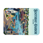 Boothbay Harbor USA Magnet (Horizontal)