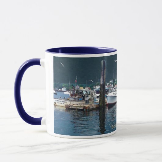 Boothbay Harbour Maine Tasse (Links)