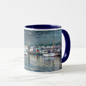 Boothbay Harbour Maine Tasse (VorderseiteRechts)