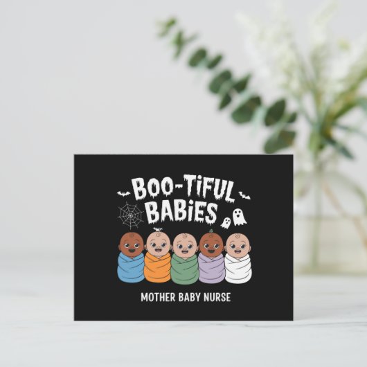 Bootiful Babies Mother Baby Nurween Postkarte (Stehend Vorderseite)