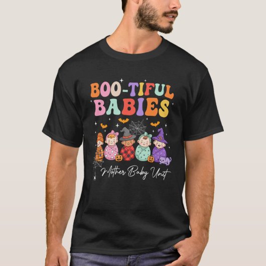 Bootiful Babies Mutter-Kind-Station Gruseliges Hal T-Shirt (Vorderseite)