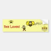 Bootiful Biene Autoaufkleber (Vorne)