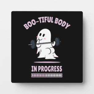 Bootiful Body - Funny Halloween Ghost Gym Lifting Fotoplatte