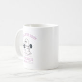 Bootiful Body - Funny Halloween Ghost Gym Lifting Kaffeetasse (Vorderseite Links)