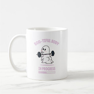 Bootiful Body - Funny Halloween Ghost Gym Lifting Kaffeetasse