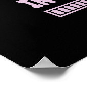 Bootiful Body - Funny Halloween Ghost Gym Lifting Poster (Ecke)