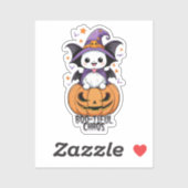 Bootiful Chaos | Fledermäuse, Hasen und Kürbiskins Aufkleber (Blatt)