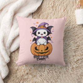 Bootiful Chaos | Fledermäuse, Hasen und Kürbiskins Kissen