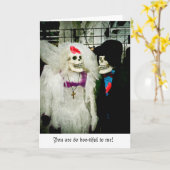 Bootiful Couple Card Karte (Gelbe Blume)