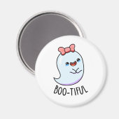 Bootiful Funny Girly Halloween Ghost Pub Magnet (Vorderseite/Rückseite)