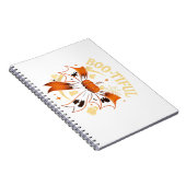 Bootiful Funny Halloween Coquette Bow Pumpkin Notizblock (Rechte Seite)