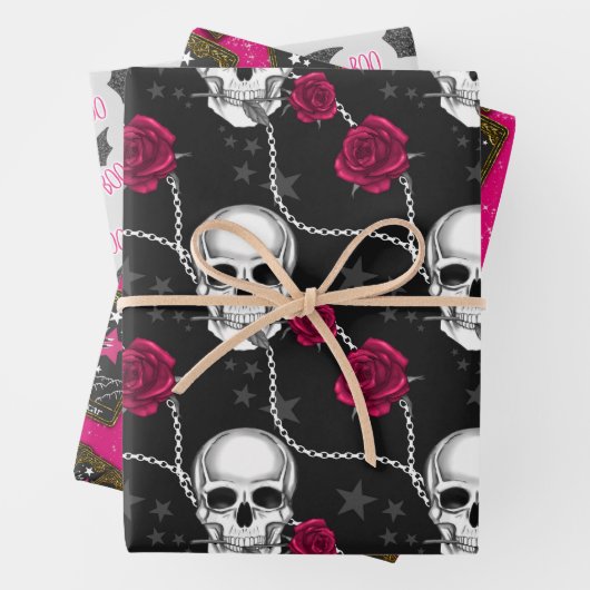 Bootiful Gothic Geschenkpapier Set (Beispiel)