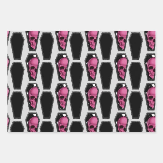 Bootiful Gothic Geschenkpapier Set (Vorderseite)