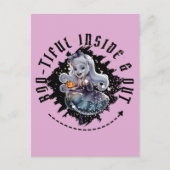 "Bootiful Inside & Out" Halloween Ghost Niedliches Postkarte (Vorderseite)