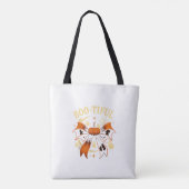 Bootiful Lustiger Halloween Coquette Bogen Kürbis Tasche (Rückseite)