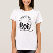 Bootiful Niedlich Ghost Halloween T - Shirt (Vorderseite)