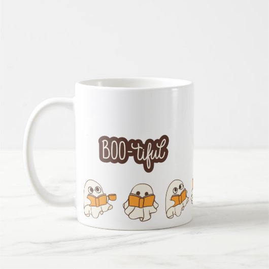 'BOOTIFUL' Niedliche Halloween-Tasse - 11oz Kaffeetasse (Links)