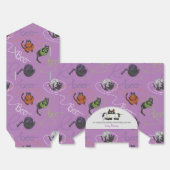 Bootigezähmtes Schwarzes Katzen und GarnHalloween Geschenkschachtel (Ungefaltet)