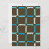 Bootin Call Baby Shower Einladung - Blue (Rückseite)