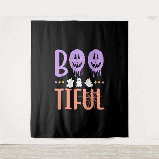 Bootischer Halloween Ghost Kostüm Männer Frauen Fu Wandteppich (Vorderseite)