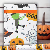 Bootivoll Niedliches Spooktacular Halloween Gemust Geschenkpapier