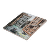 Bootkanal Venedig Fliese (Seite)