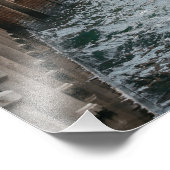 Bootkanal Venedig Fotodruck (Ecke)