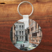 Bootkanal Venedig Schlüsselanhänger (Vorderseite)