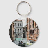 Bootkanal Venedig Schlüsselanhänger (Rückseite)