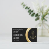 Bootkarten Visitenkarte (Stehend Vorderseite)