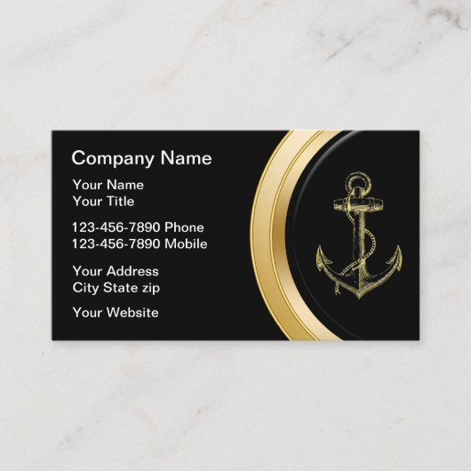 Bootkarten Visitenkarte (Vorderseite)