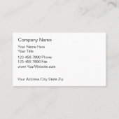 Bootkarten Visitenkarte (Rückseite)