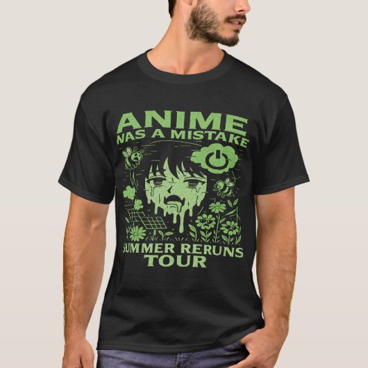 Bootleg Anime Tour Unisex Softstyle T - Shirt - Ir (Vorderseite)