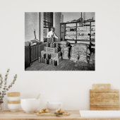 BOOTLEG BUST - JAIL EVIDENCE ROOM 1929 POSTER (Küche)