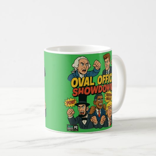 Bootleg-Cartoon-Präsidenten Kaffeetasse (VorderseiteRechts)