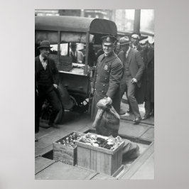 BOOTLEG-LIQUOR-RAID 1923 POSTER