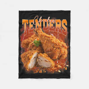 Bootleg-Rap-Vintage 1990er Chicken Tenders Lustig Fleecedecke