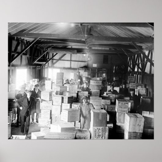 Bootleg Whiskey Warehouse, 1920. Vintages Foto Poster (Vorne)