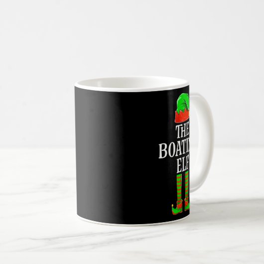 Bootlegende Männer Jungs Bekleidung Weihnachtsmatt Kaffeetasse (VorderseiteRechts)