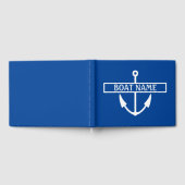 Bootname Anchor Gästebuch (Voll)