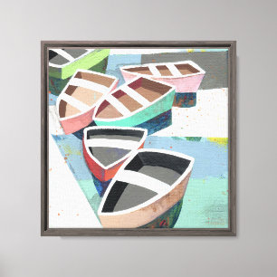 Bootparkplatz Stretchierte Canvas Print Leinwanddruck