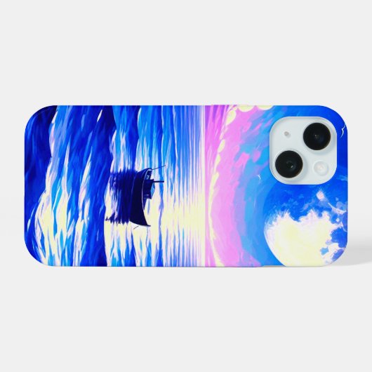 Bootphongehäuse iPhone 16 Hülle (Rückseite (Horizontal))