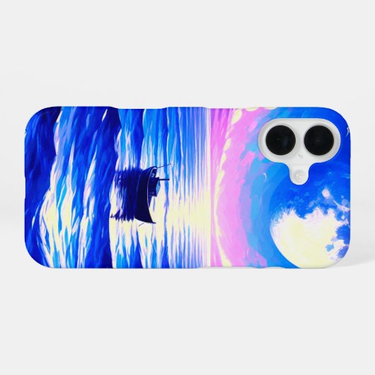 Bootphongehäuse iPhone 16 Hülle (Rückseite (Horizontal))